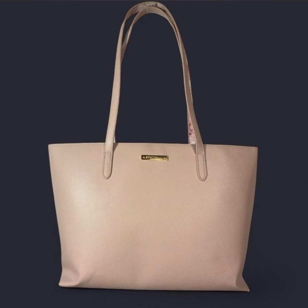 Betsey Johnson Chic Beige Tote